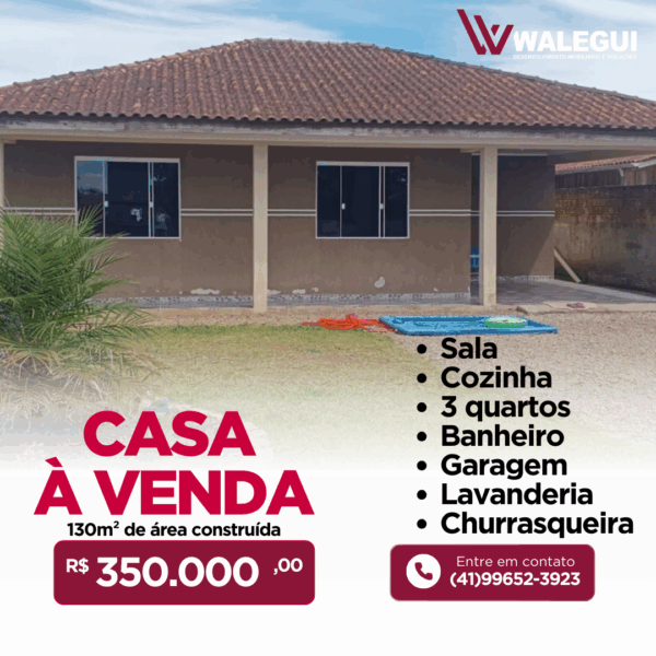 CASA À VENDA- TIJUCAS DO SUL PR