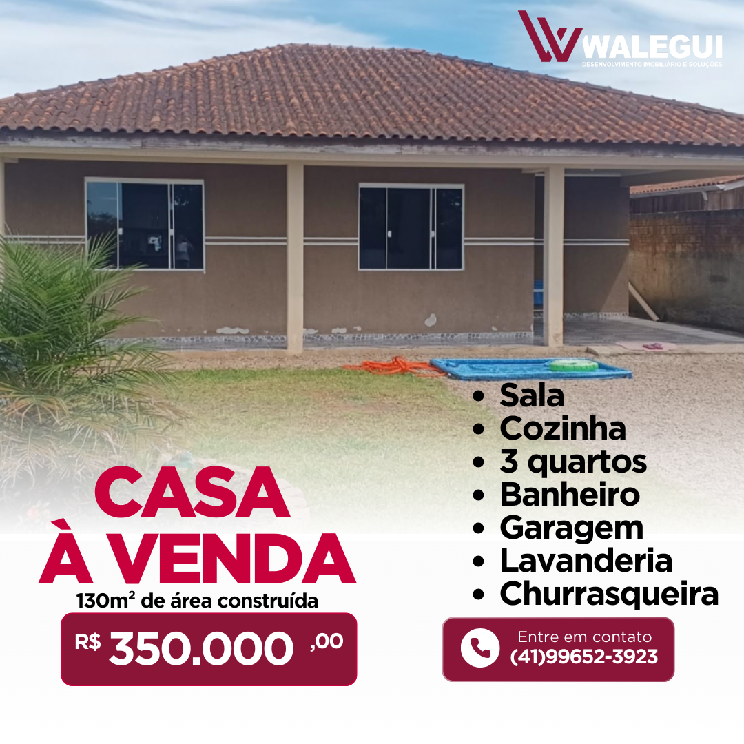 CASA À VENDA- TIJUCAS DO SUL PR