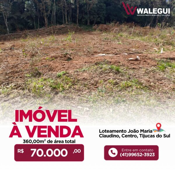 IMÓVEL À VENDA- TIJUCAS DO SUL PR