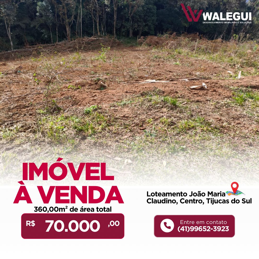 IMÓVEL À VENDA- TIJUCAS DO SUL PR