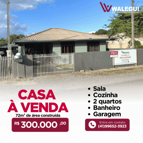 CASA À VENDA- TIJUCAS DO SUL PR