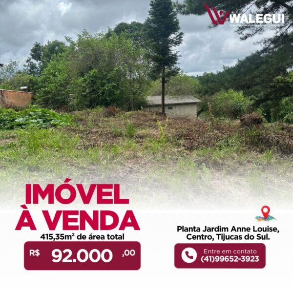 IMÓVEL À VENDA EM TIJUCAS DO SUL-PR