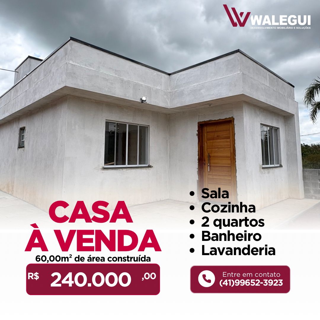 CASA À VENDA EM TIJUCAS DO SUL